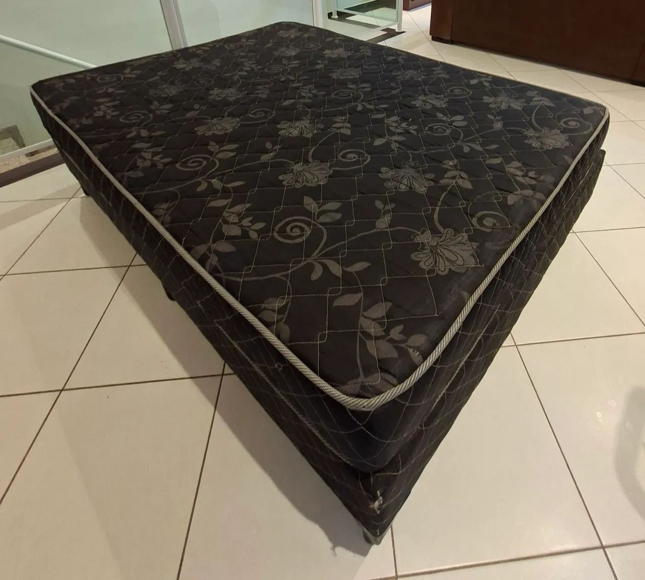 Cama box casal com colchão  - Foto 2