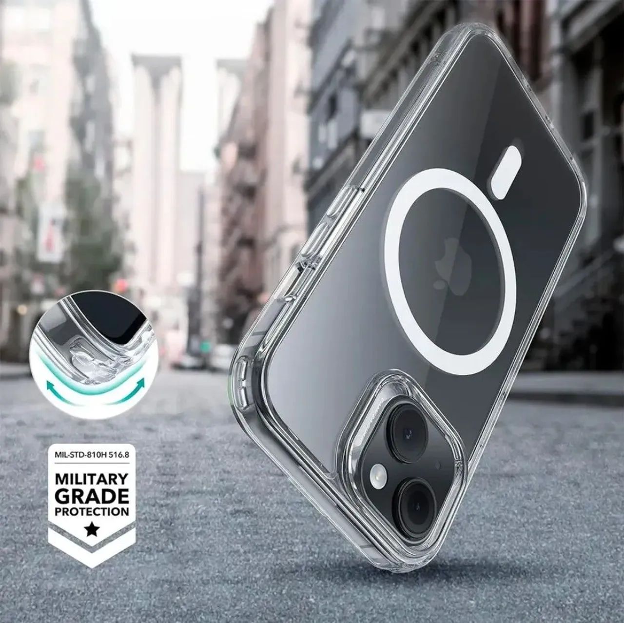 Capa Magnetica Com Mag-safe Para iPhone 13 14 15