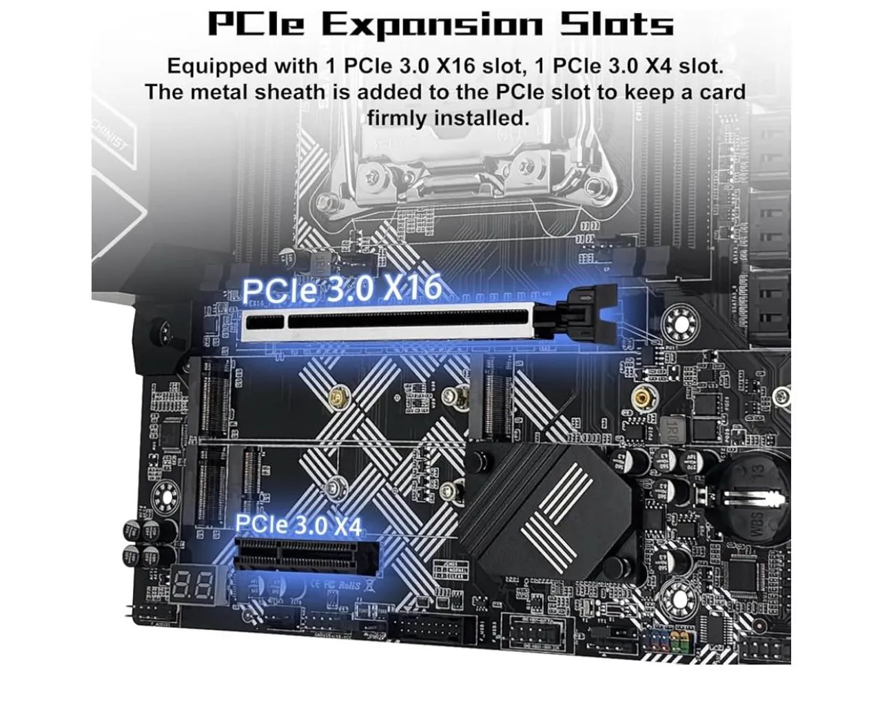 MACHINIST Placa-mãe X99 LGA 2011-3 para CPUs Intel Xeon E5 - Foto 2