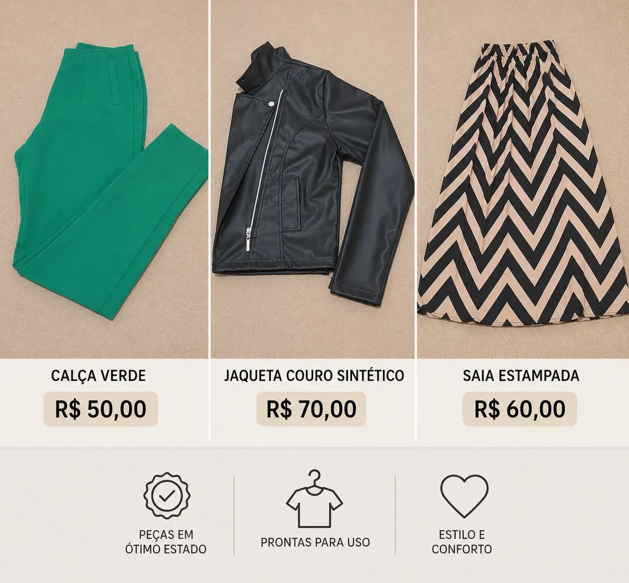ROUPAS FEMININAS EM ÓTIMO ESTADO ?<br><br>Peças seminovas, bem conservadas e prontas para uso. - Foto 3
