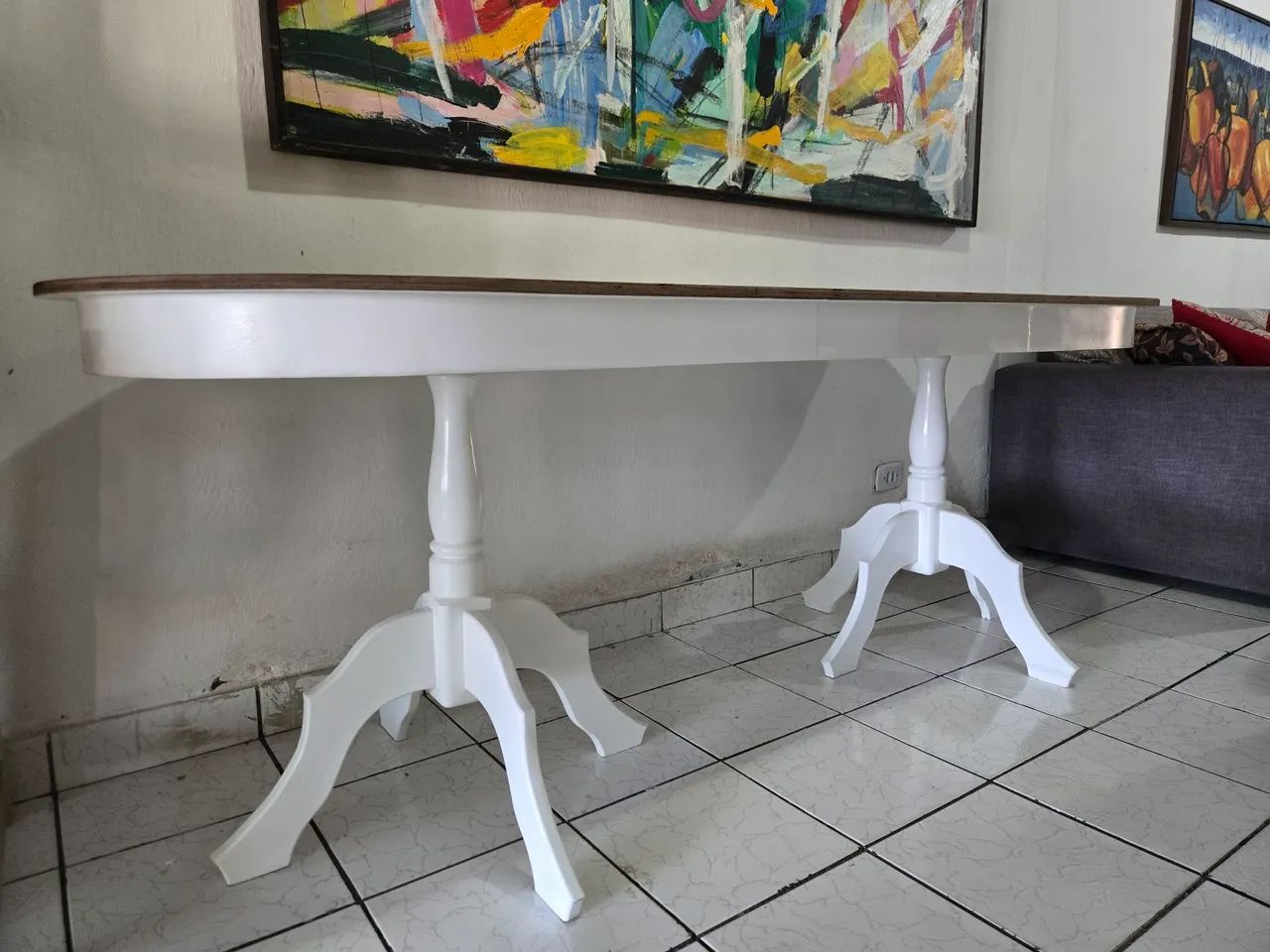 Mesa Oval Para Decoração de Festas  - Foto 4