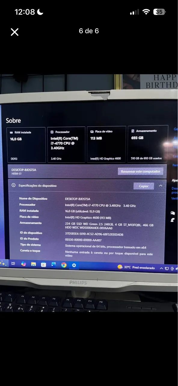 PC COMPLETO - INTEL CORE i7 | 16GB RAM | SSD + 2 HD - Foto 4