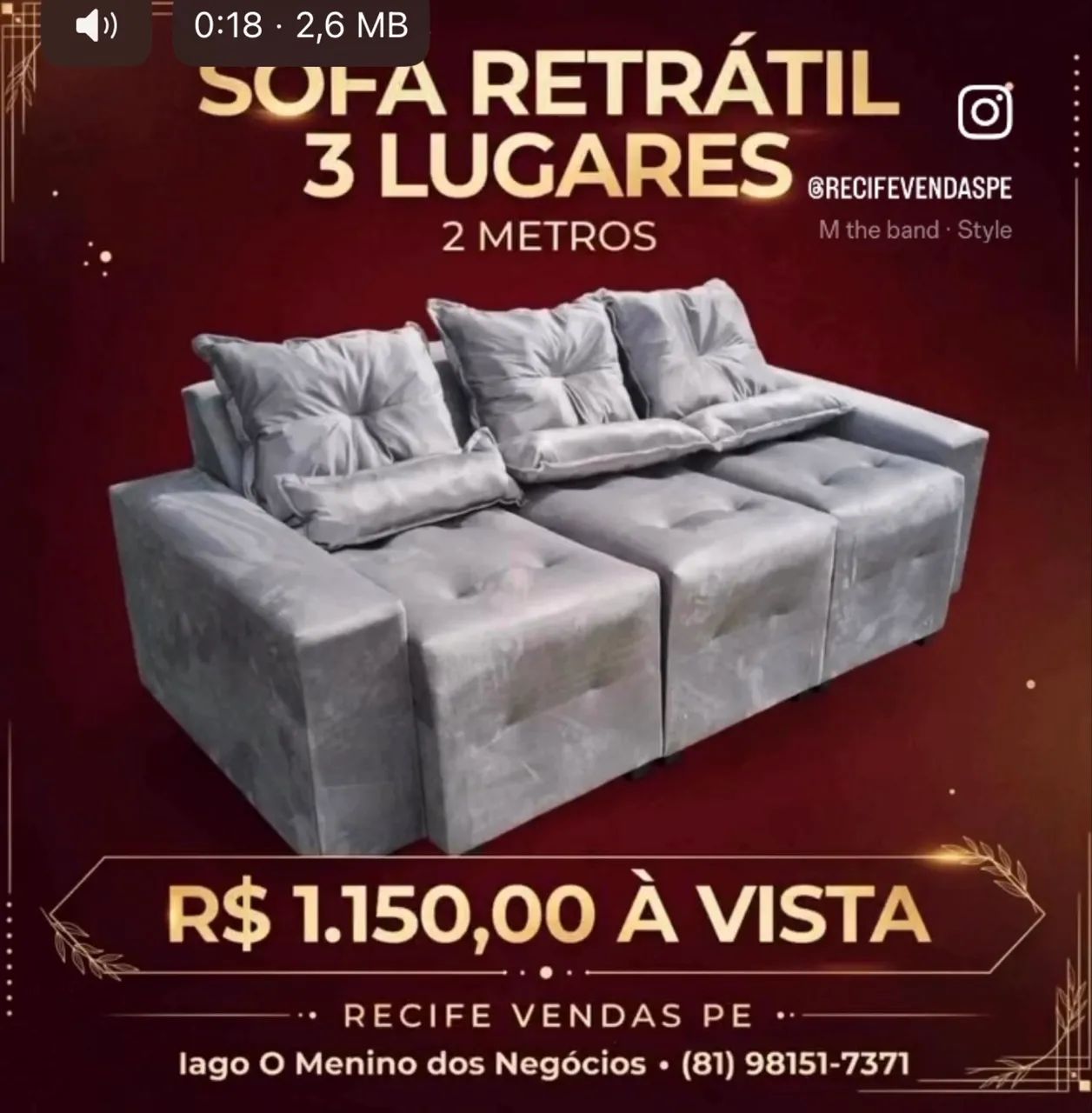 Sofá retrátil  - Foto 3
