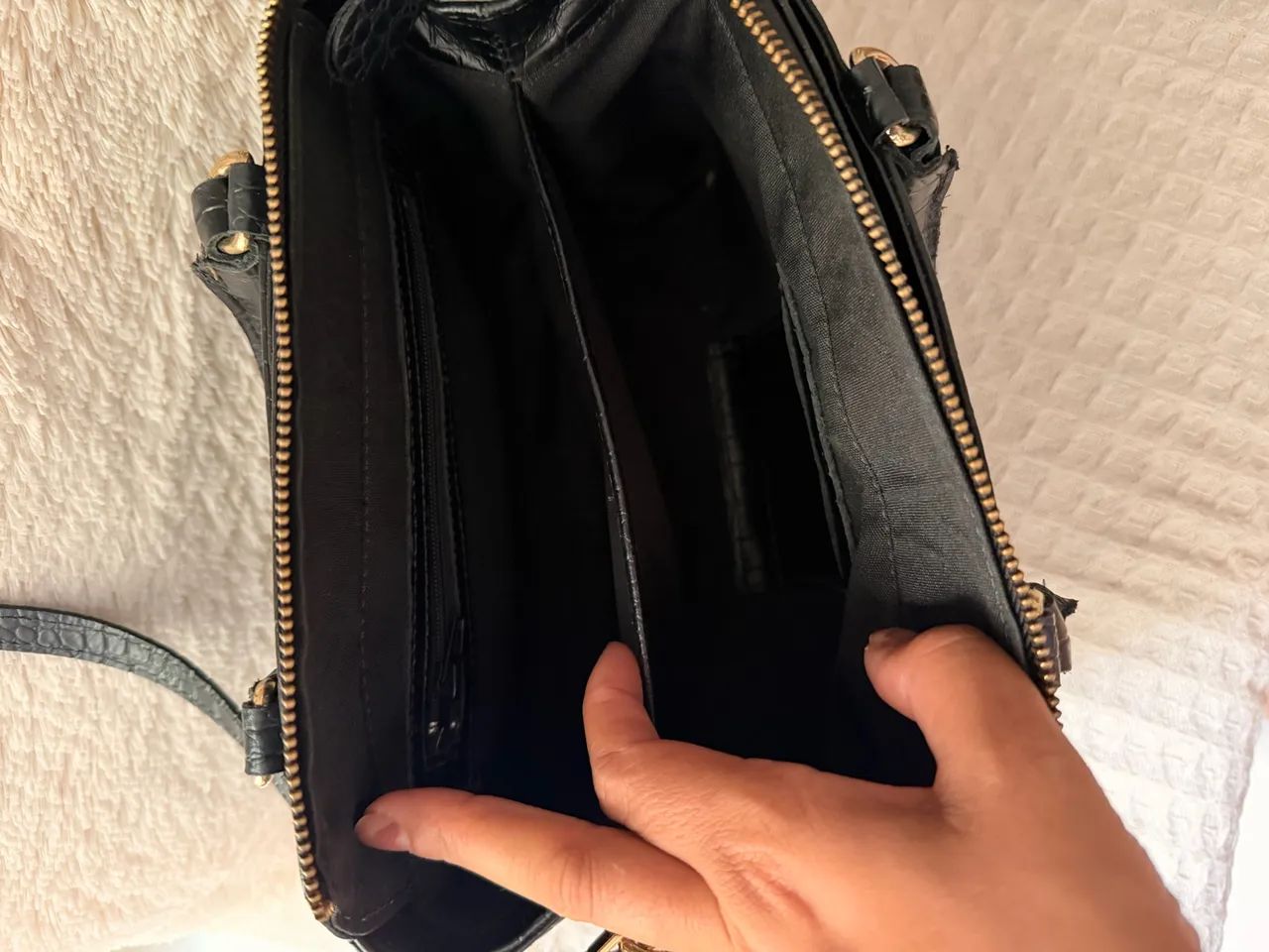 Bolsa de couro legítimo Constance  - Foto 5