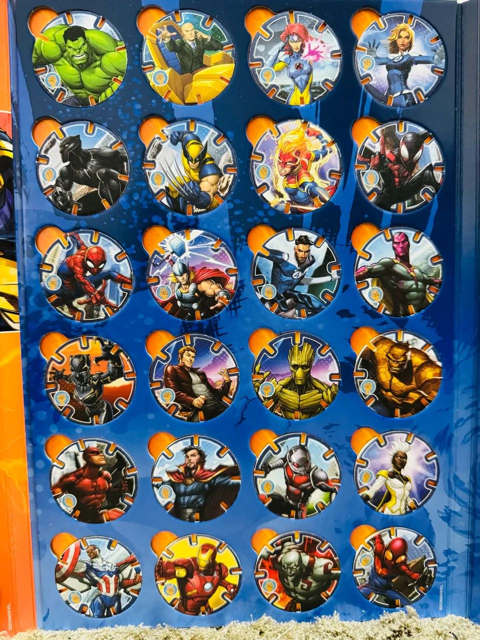 Tazos Marvel Bistek Coleção Completa - Foto 5