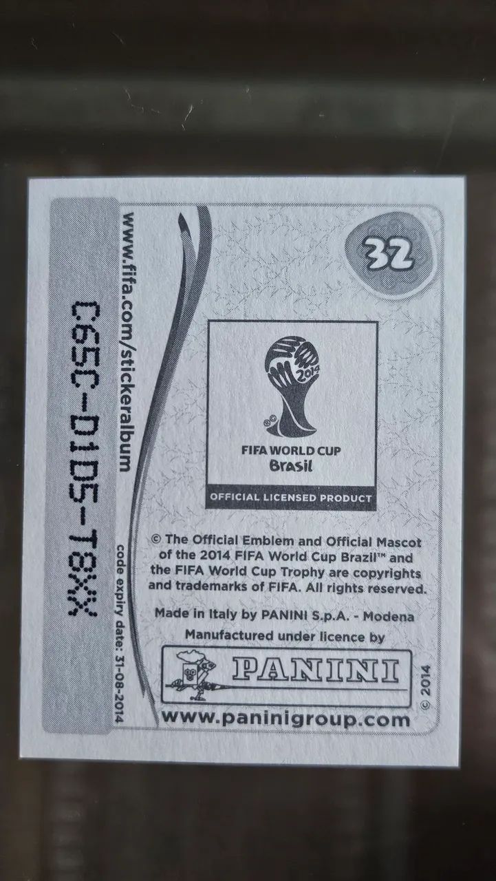 Figurinha Panini Copa 2014 Brasil - Foto 2