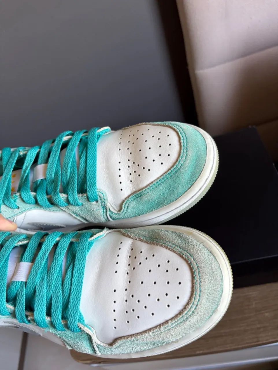 Air Jordan 1 Low New Emerald - Foto 3