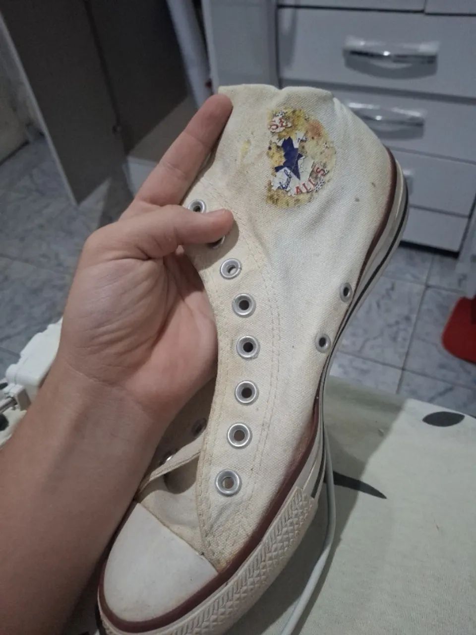Chuck Taylor All Star Cano Alto Branco