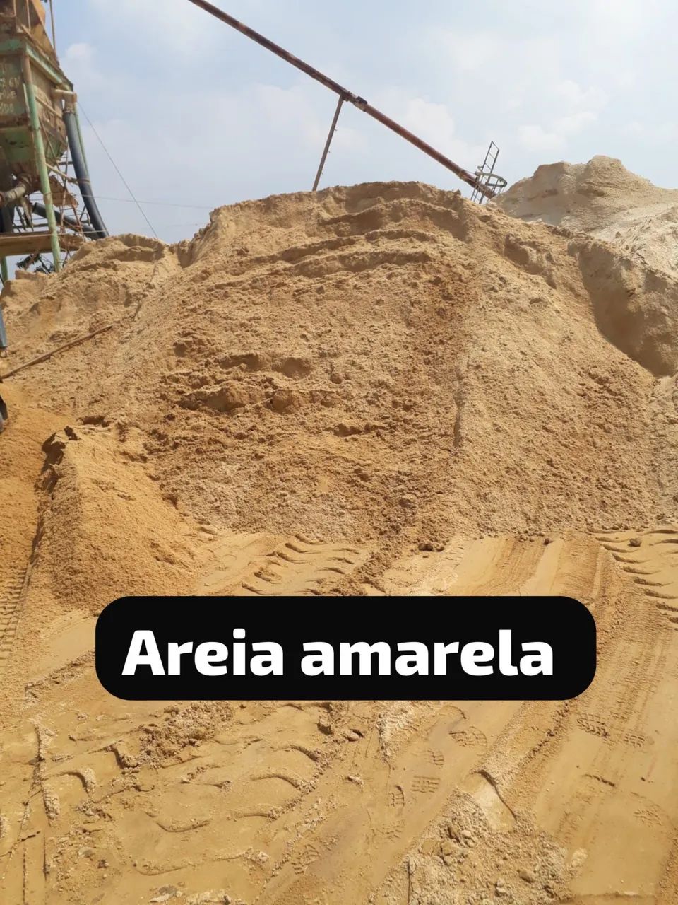 Areia lavada pedra barro pó de pedra bica corrida  - Foto 2