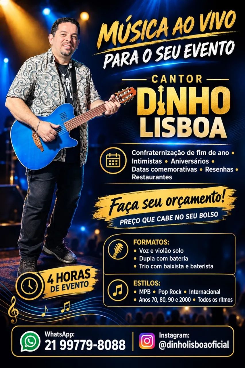 Cantor Voz e Violão pro seu evento - Foto 2