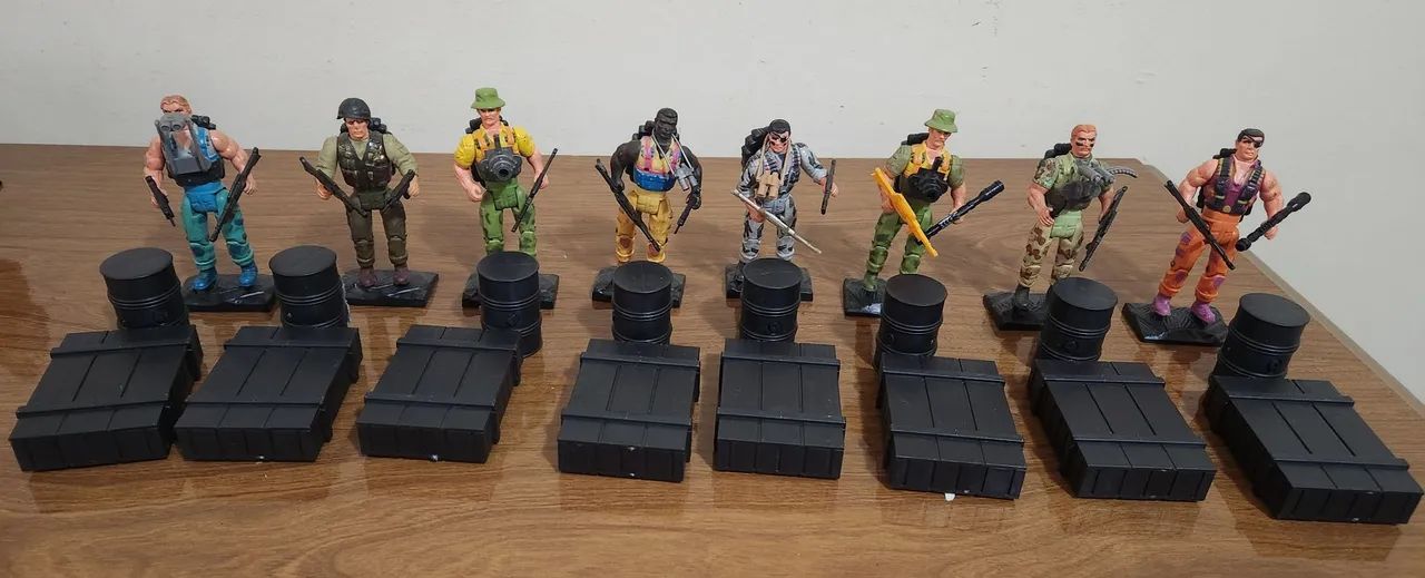 Boneco SOS Comandos Gulliver Anos 80