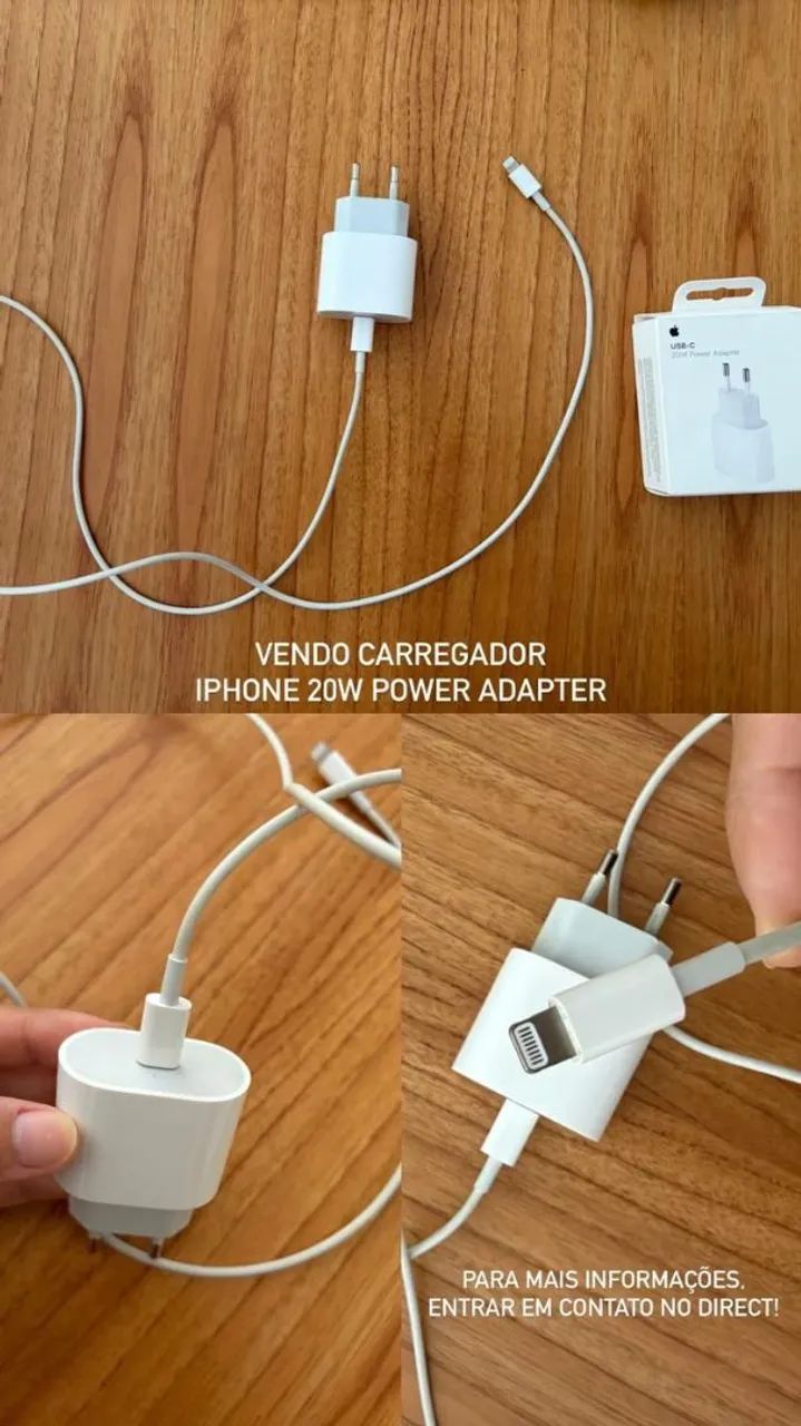 Carregador de iPhone 