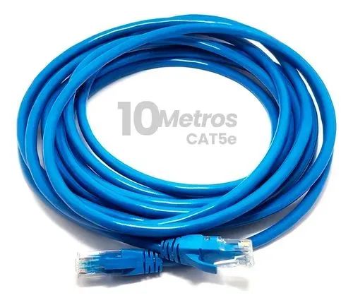 Cabo de rede de internet RJ45e de 10 metros