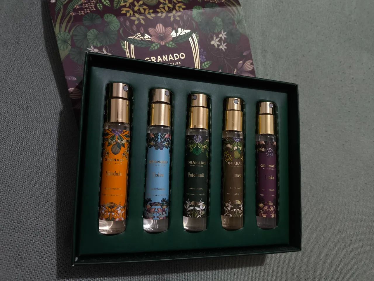 Kit coleção perfumes granado vintage