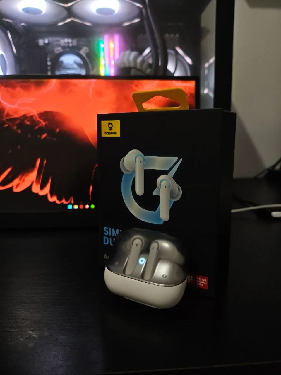 Fone de Ouvido - Baseus G10 - com dongle 2.4ghz  - Foto 4