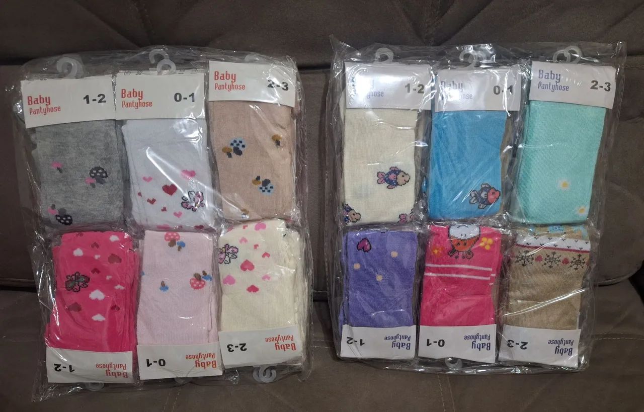 MEIA CALÇA P/BEBÊ PCT C/12 IDEAL PRA VC REVENDEDORA - Foto 2