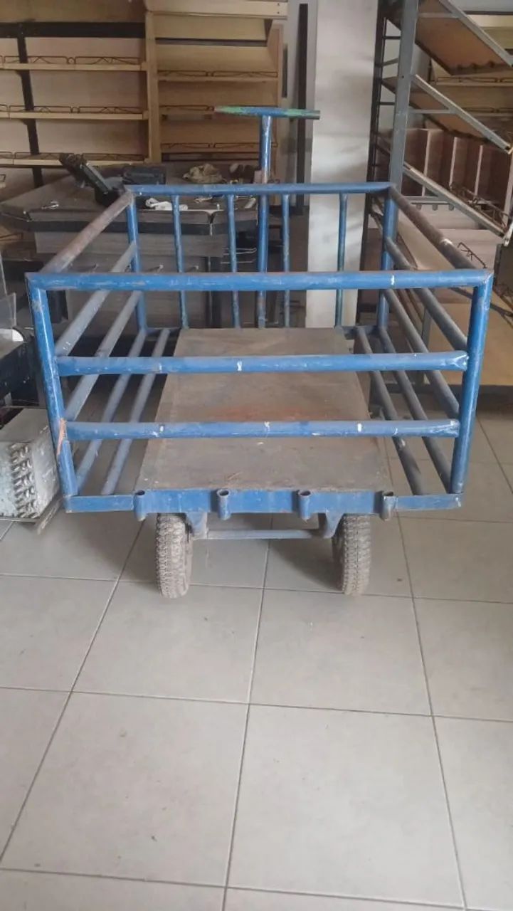 Vendo carro plataforma carga armazem  - Foto 2