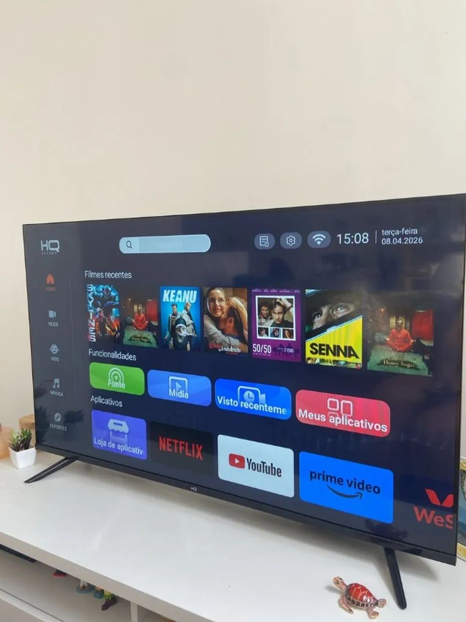 televisão hq smart tv 110v 43 - Foto 3