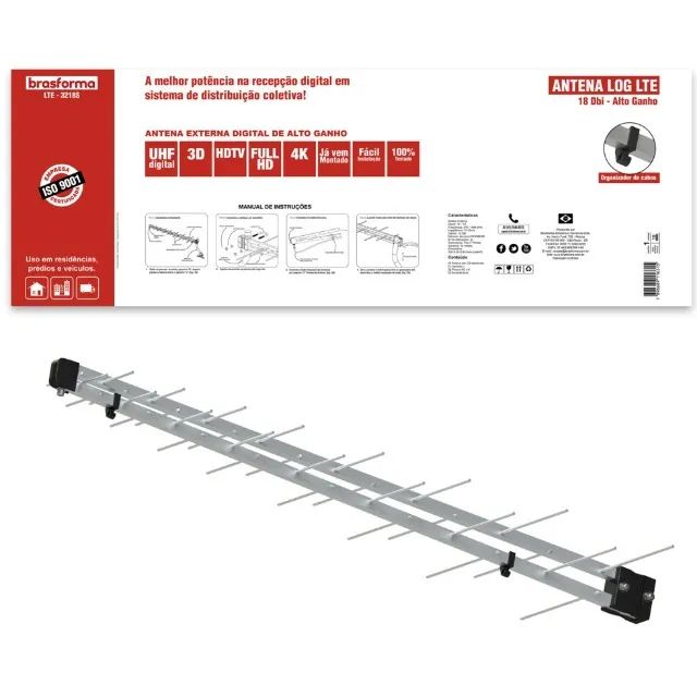 Antena Tv Externa Digital UHF 32 Elementos