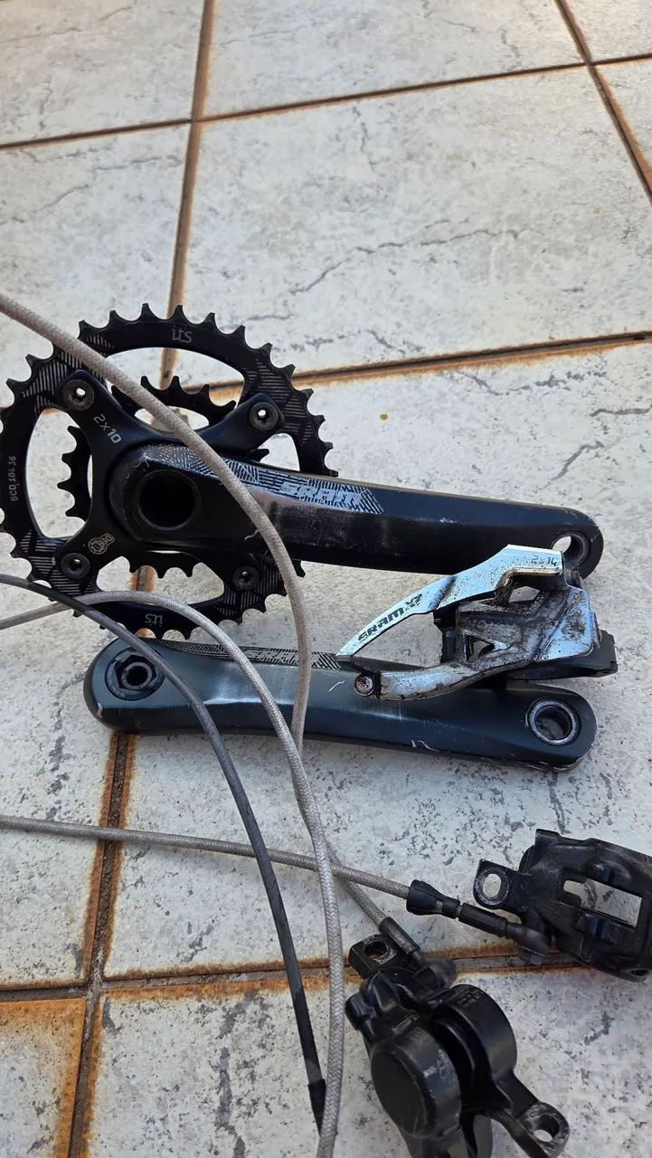 Kit Sram X7 e freios Fórmula RX  - Foto 2