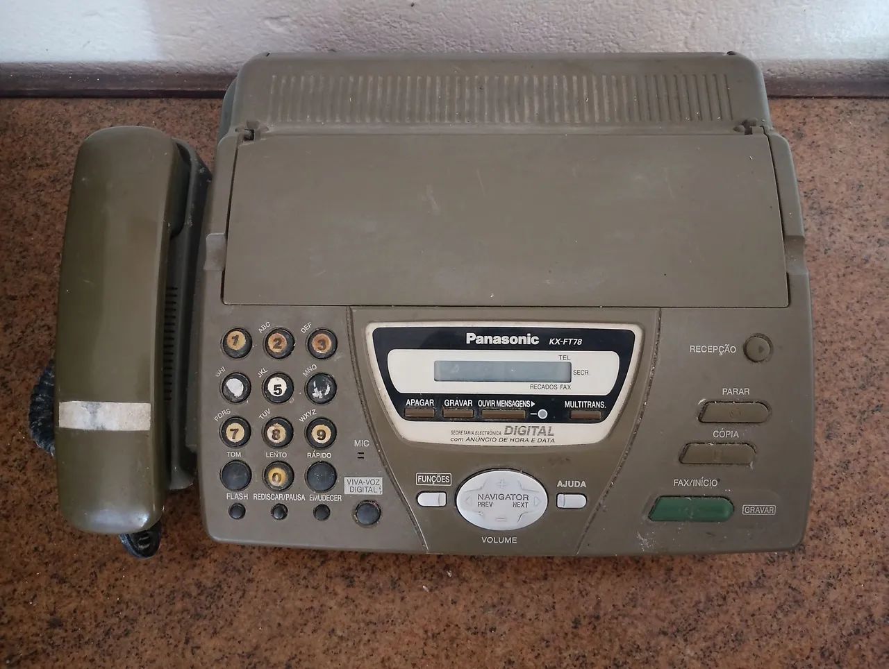 Telefone com secretária eletrônica e fax - Foto 2
