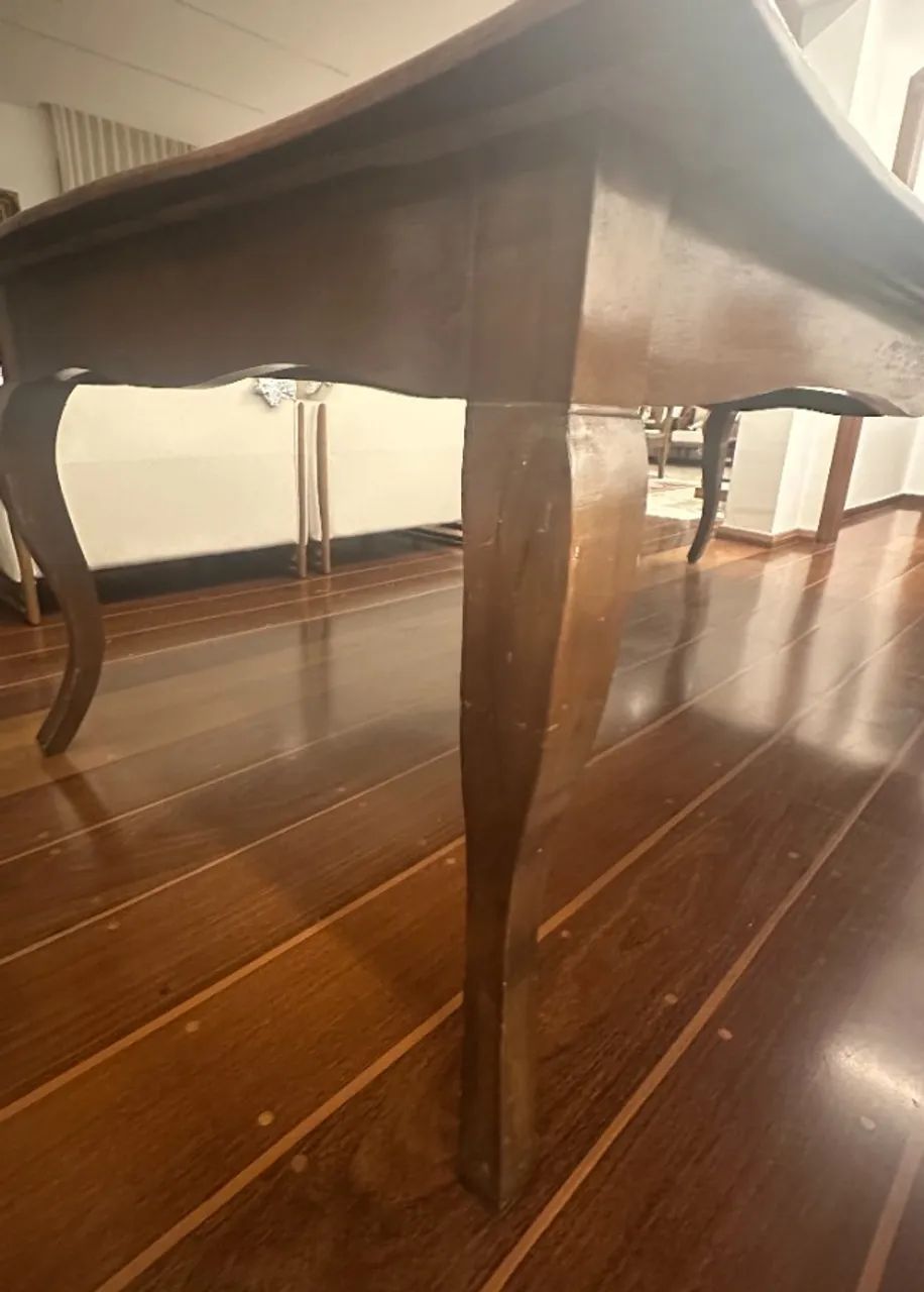 Mesa de madeira de jantar para 10 pessoas - Foto 4