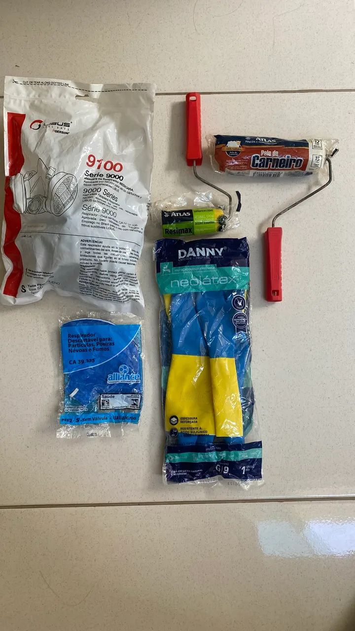 KIT PARA PINTURA, ACABAMENTO E PROTEÇÃO ?