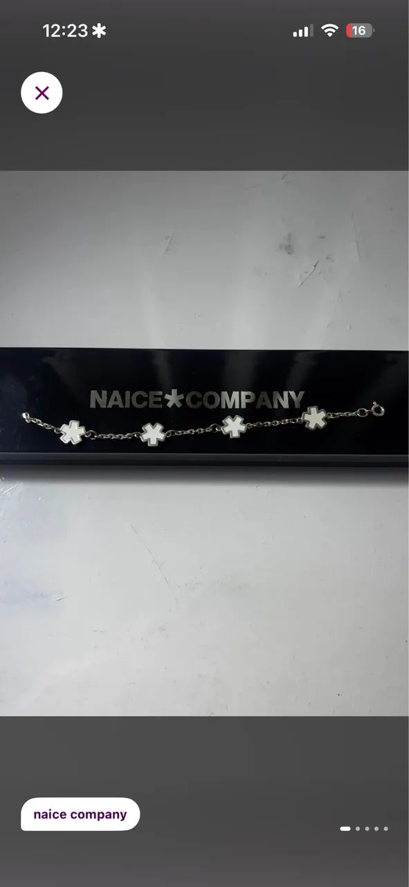 Pulseira de prata Naice Company