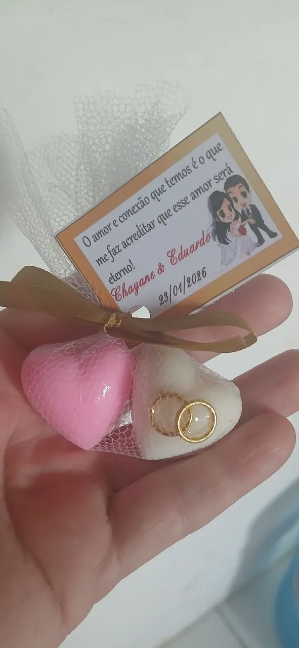 Lembrança de sabonete 