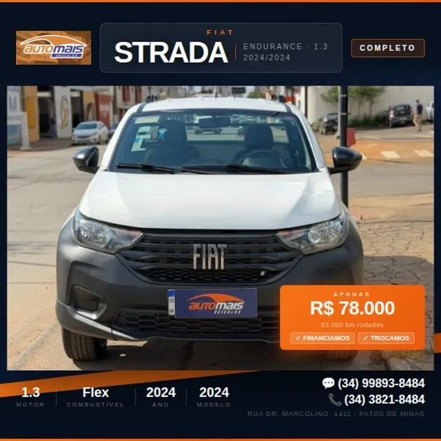 Fiat Strada Endurance 1.3 Flex 8V CS 2024
