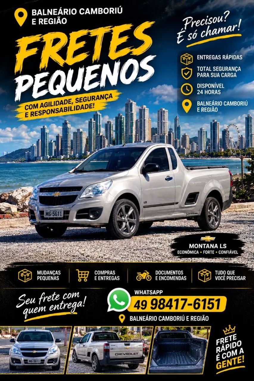 Fretes Pequenos balneário camboriú e região 