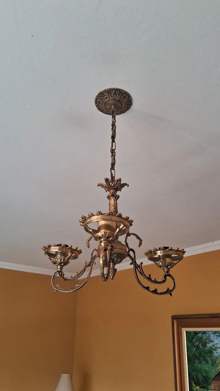 Lustre de bronze - Foto 2