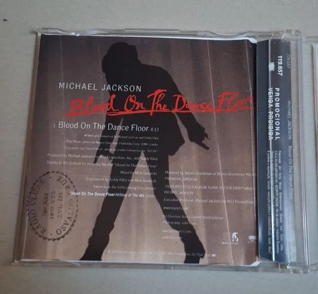 Cd Michael Jackson - Blood On The Dance Floor - Single - Foto 2