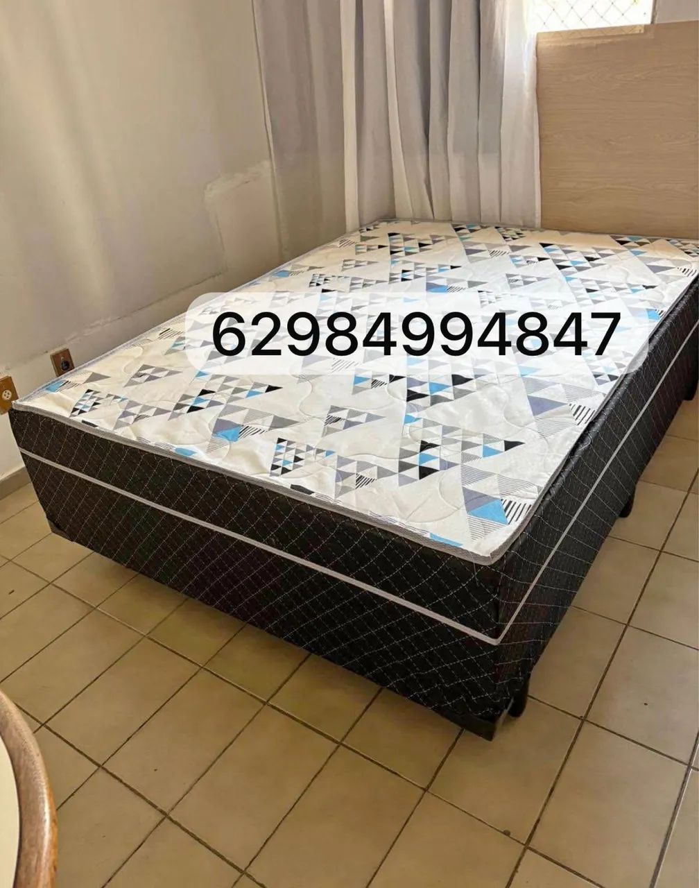 Cama box 7cm simples casal oferta 