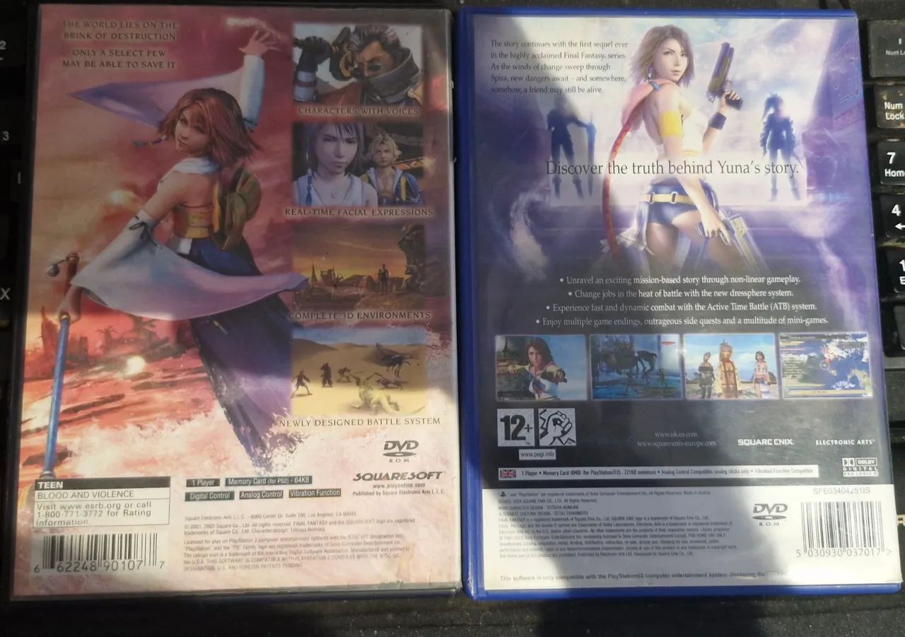Final fantasy X e X-2 originais ps2 - Foto 3