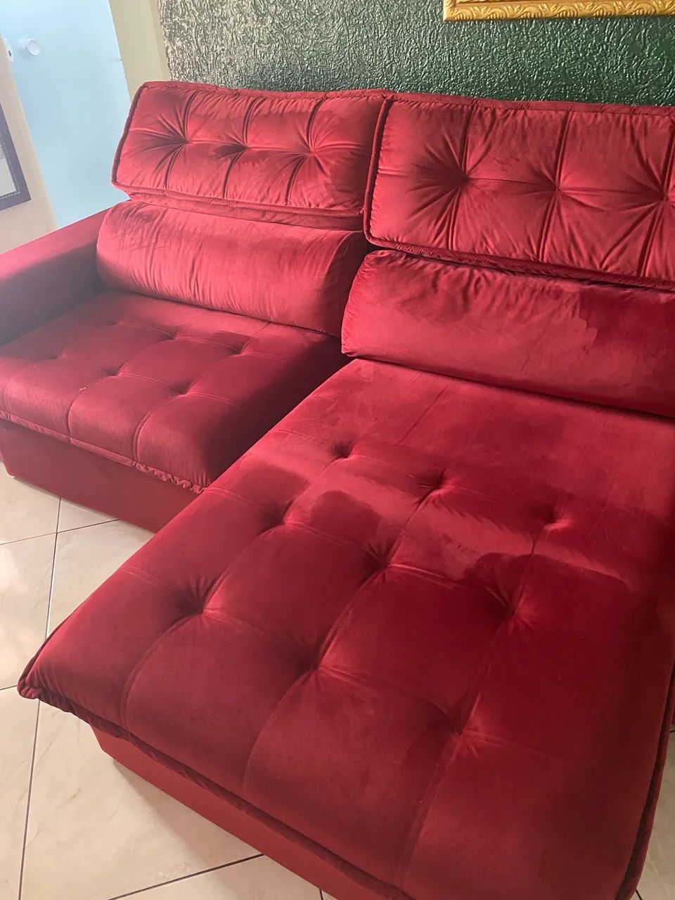 Sofá vinho elegante  - Foto 3
