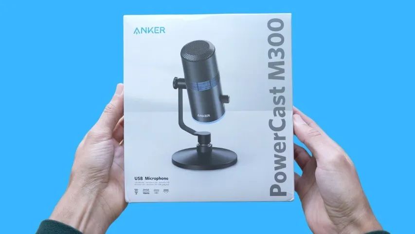 Microfone Anker Powercast M300 Gamer Podcast Stream Rgb Usb - Foto 3