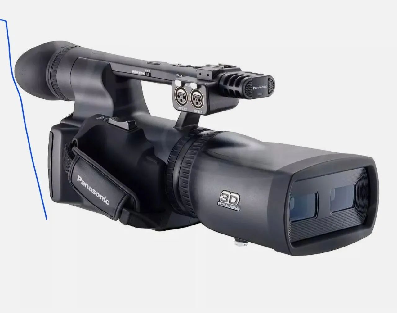 Câmera 3d Panasonic Ag-3da1p Preto - Foto 3