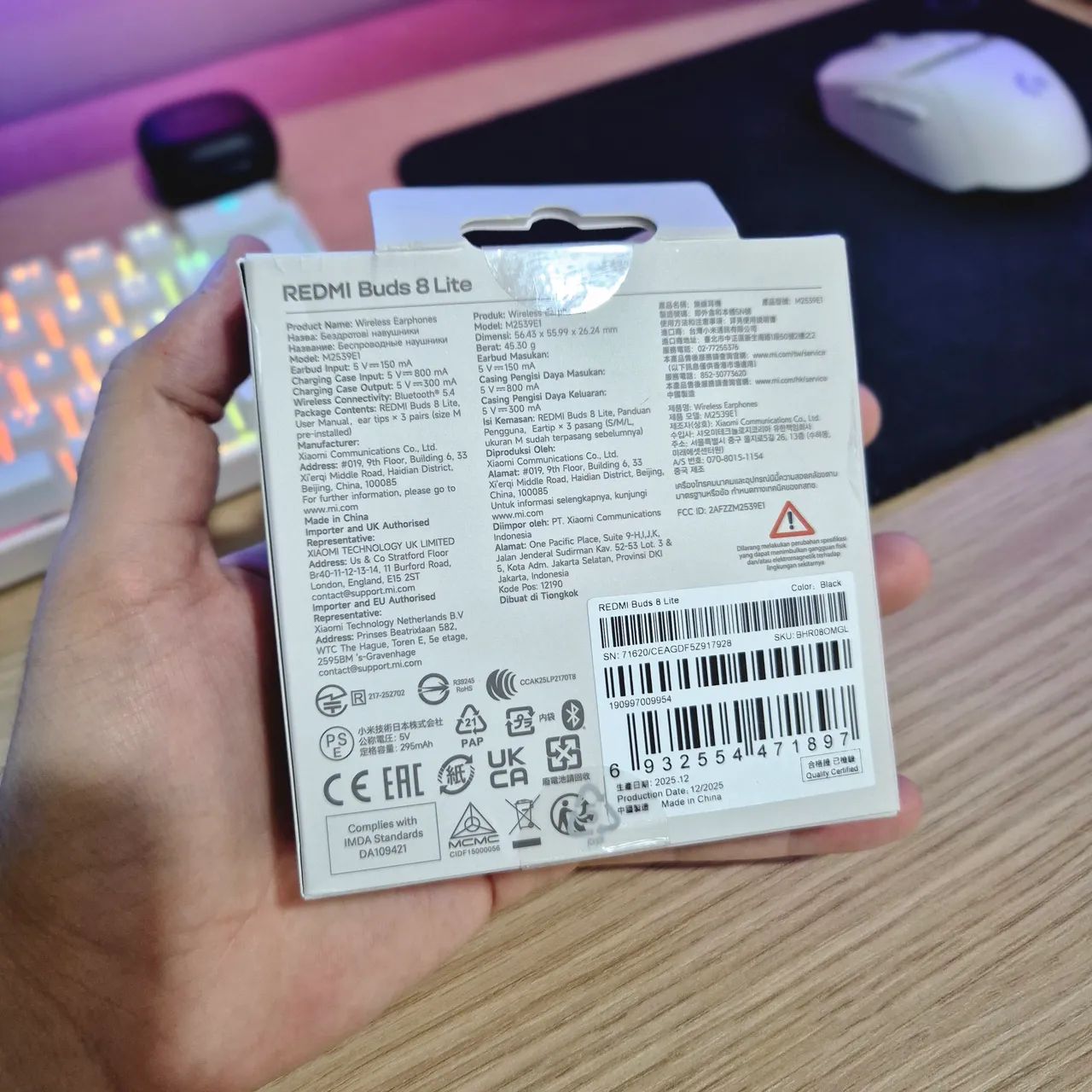 Fone Bluetooth Anti-Ruído Xiaomi Redmi Buds 8 Lite - Foto 2
