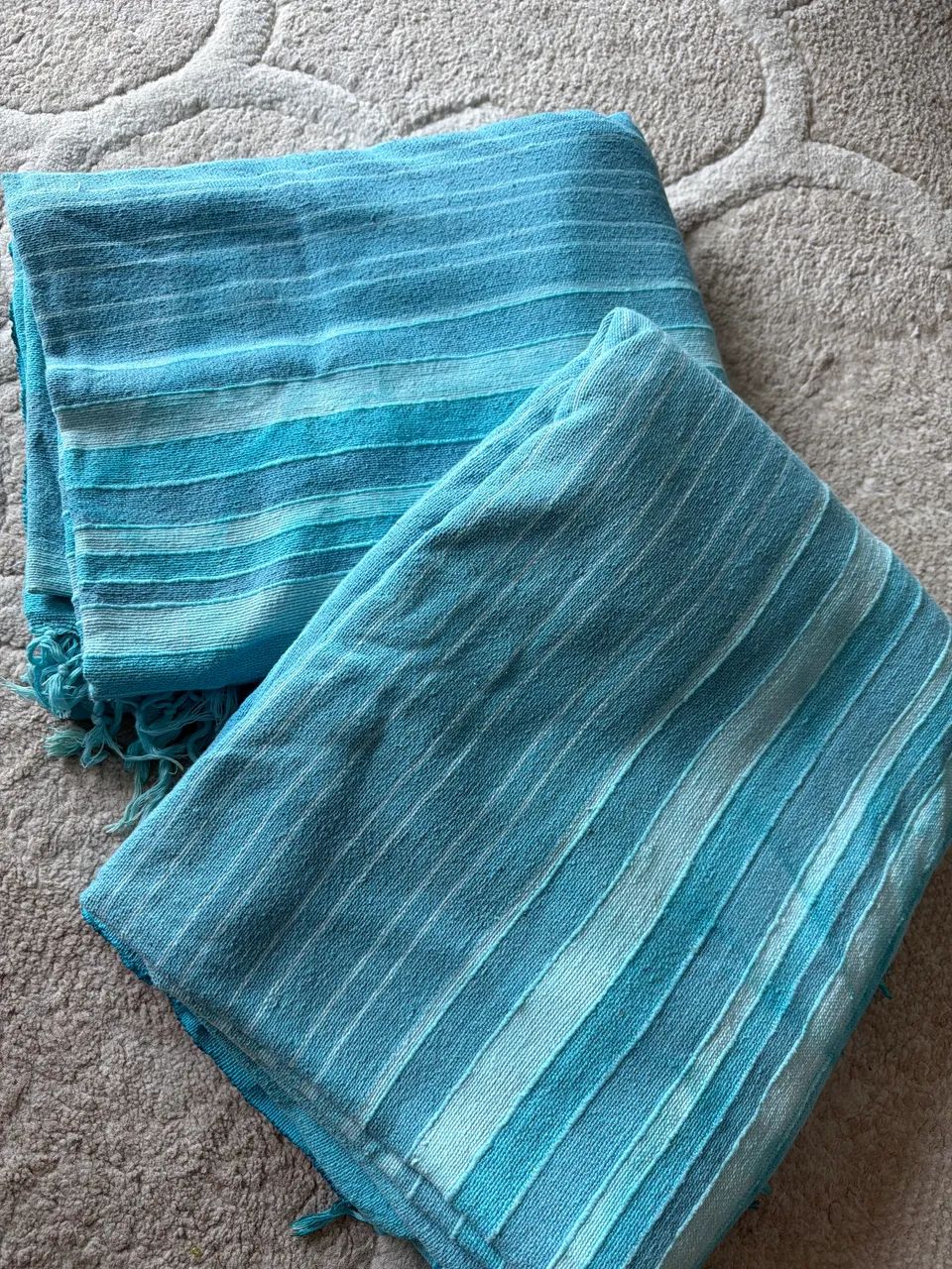 2 Colchas/Mantas de solteiro azul  - Foto 2