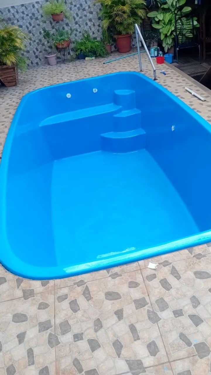Reformas e pintura em piscinas de fibra - Foto 4