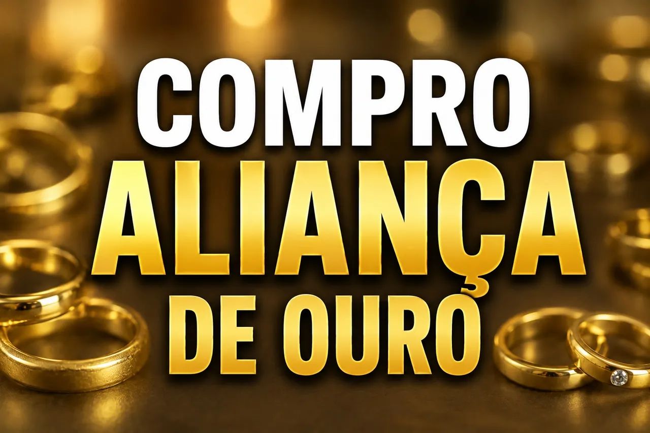 Aliança ouro 18k 750