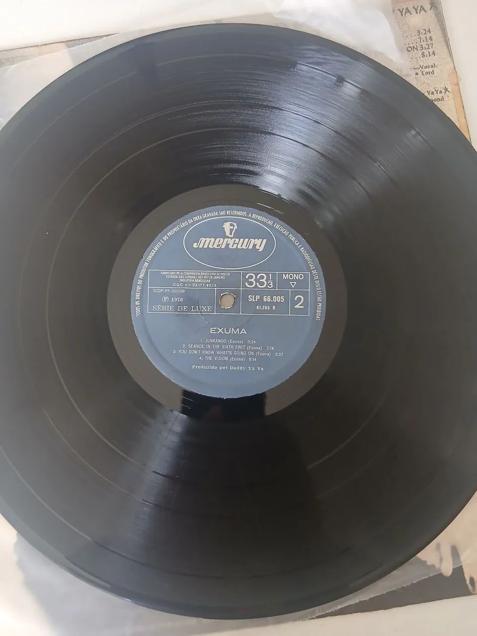Lp exuma the junk band and daddy Ya ya 1970 usado - Foto 3