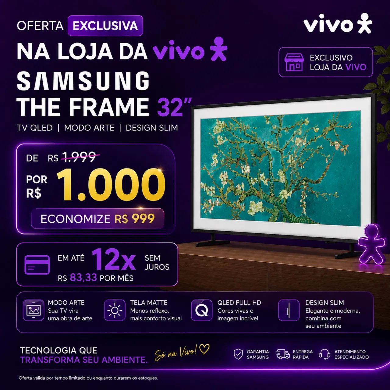 TV 32 Samsung The frame 