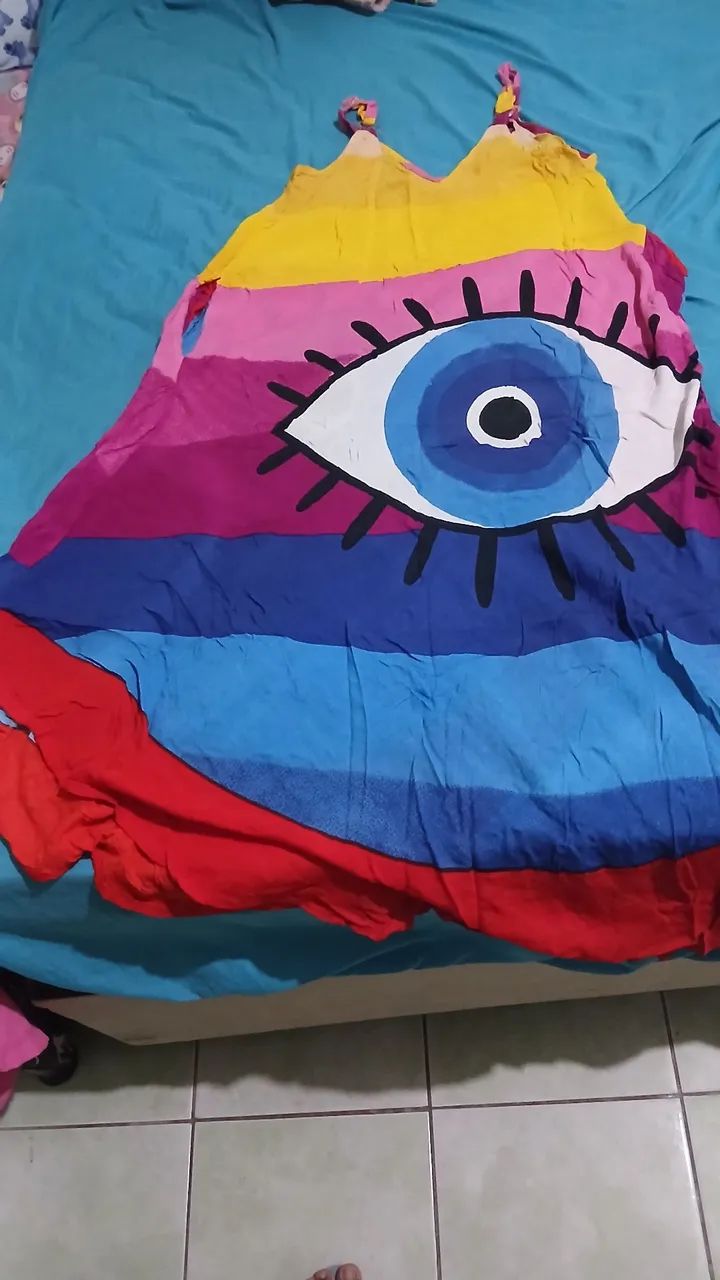 Vestido olho grego 