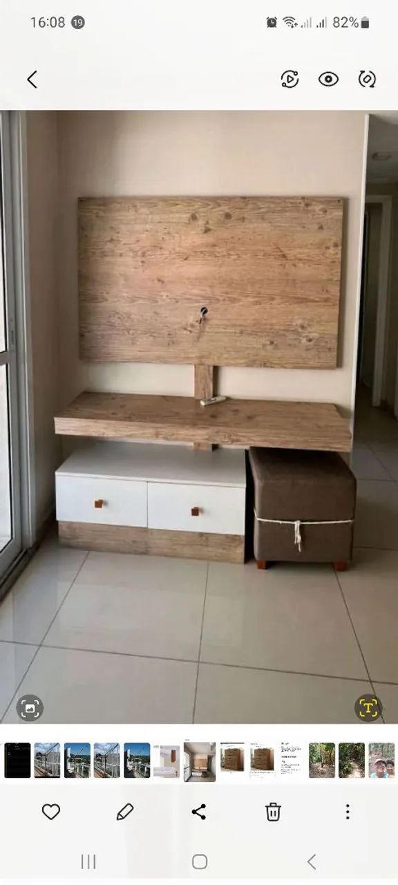 Vendo Rack com Painel e Puff