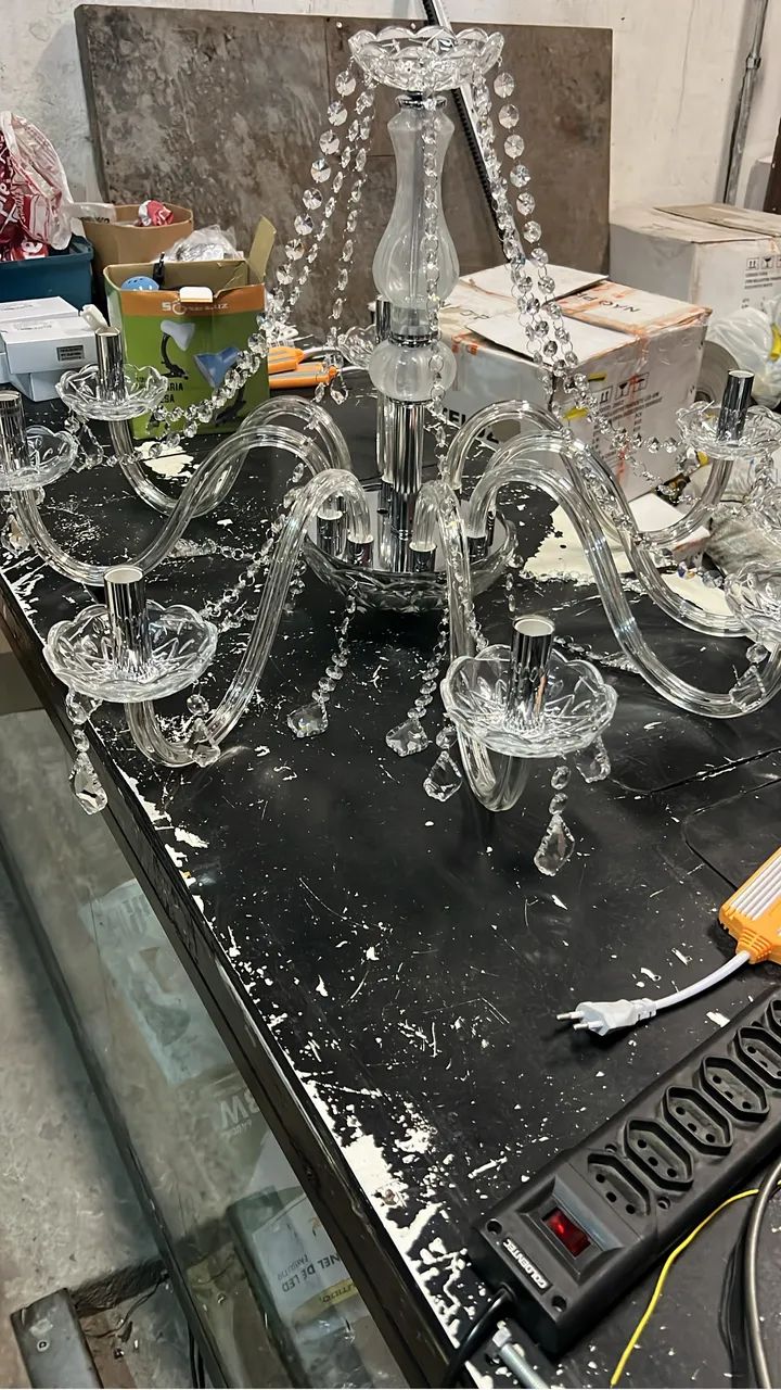 Liste em cristal de vidro