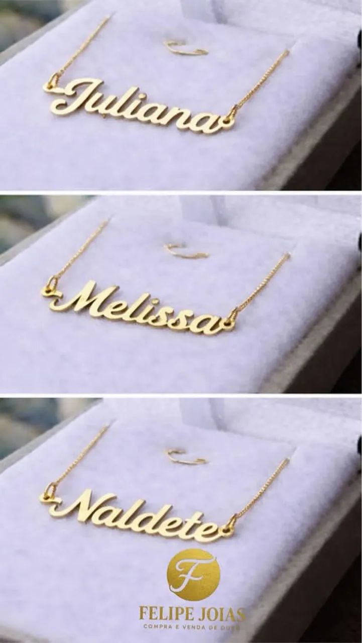 COLAR PERSONALIZADO OURO18k/750 - Foto 5