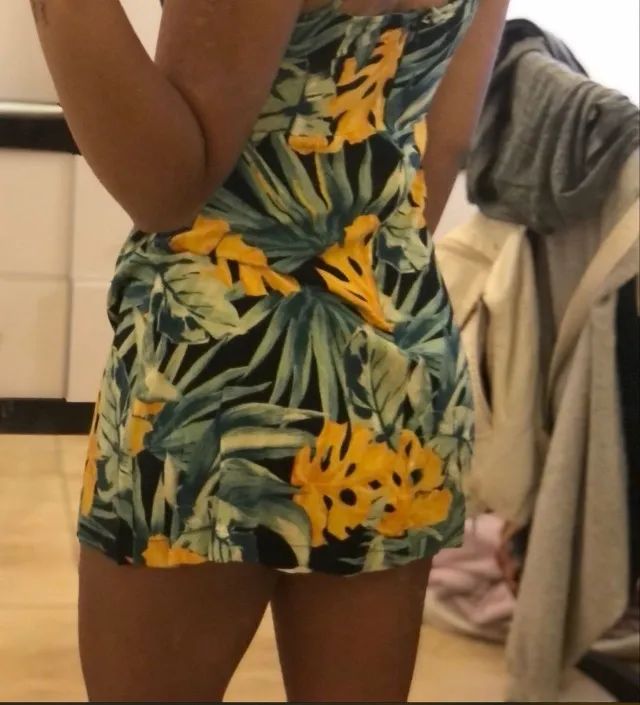 vestido estampado bem curto - Foto 3