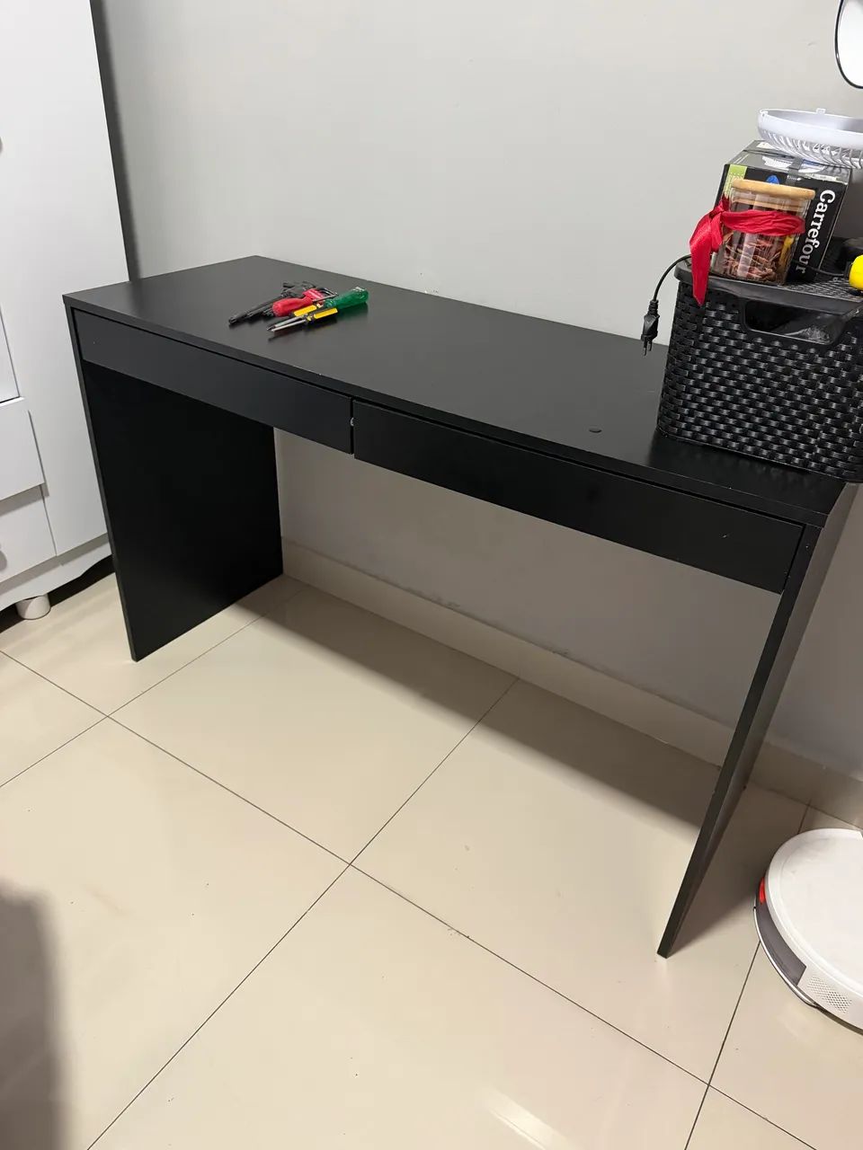 Escrivaninha 2 gavetas 